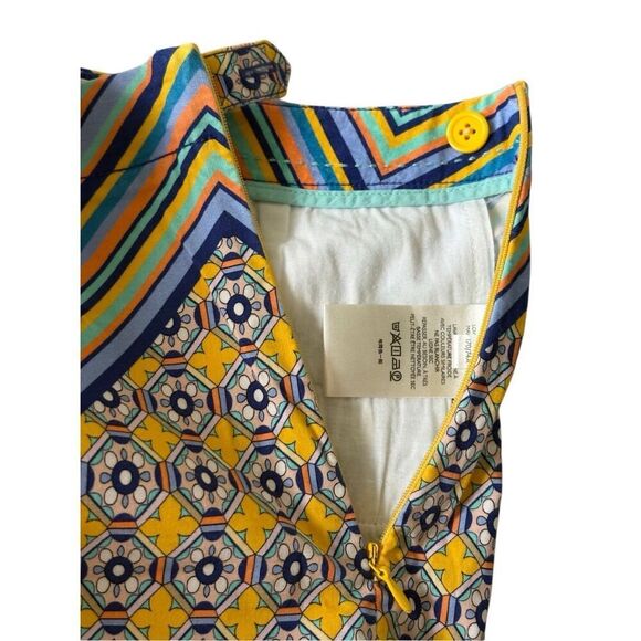 Maeve High Rise Relaxed Shorts size 8 Multicolor Abstract Geometric - Picture 12 of 12